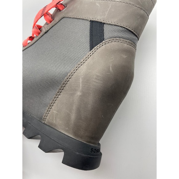 NWT Sorel Joan of Arctic Waterproof Wedge III Lexie Bootie Quarry Sz 10 Grey - Picture 12 of 13